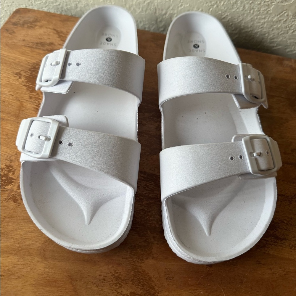 White Foam Sandals